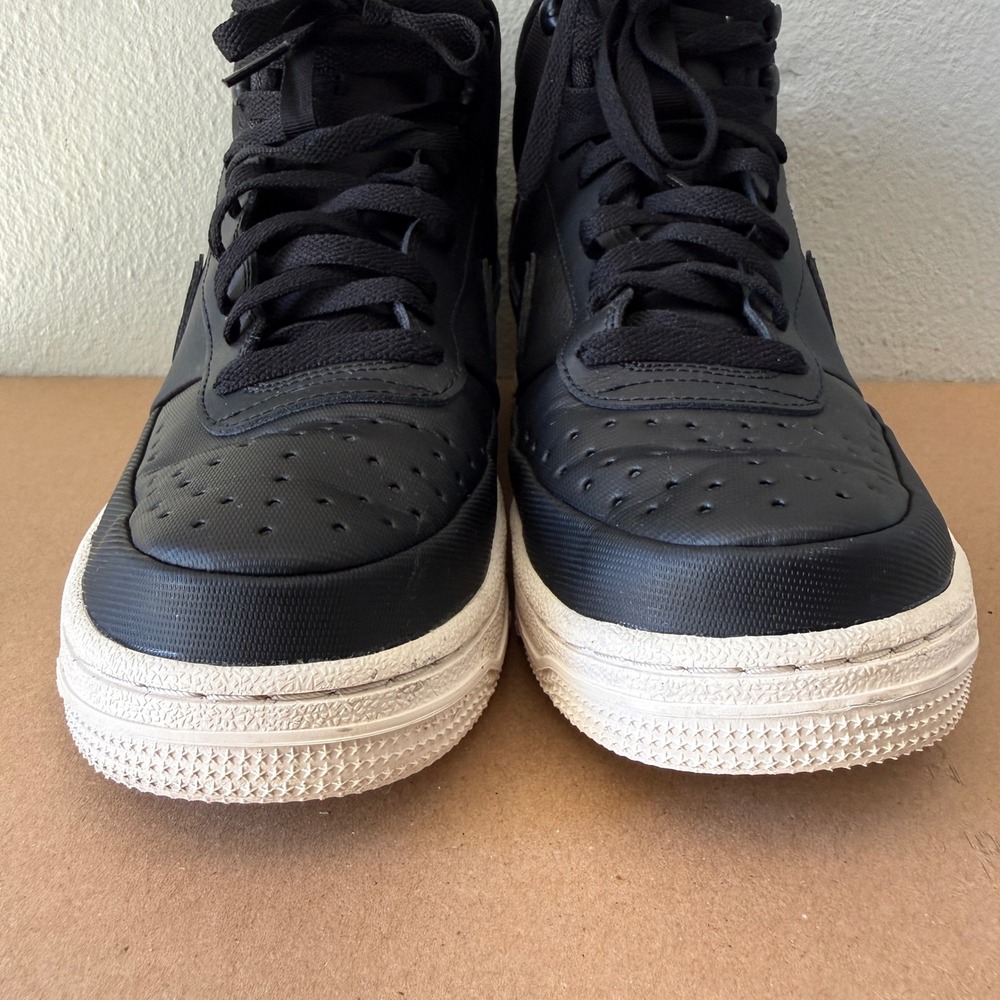 Nike Court Vision Mid Winter Mens 9.5 Black Phantom Sneakers DR7882-002 Mid Top